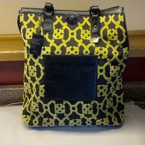 Petunia Troubadour Midnight Saffron Tote